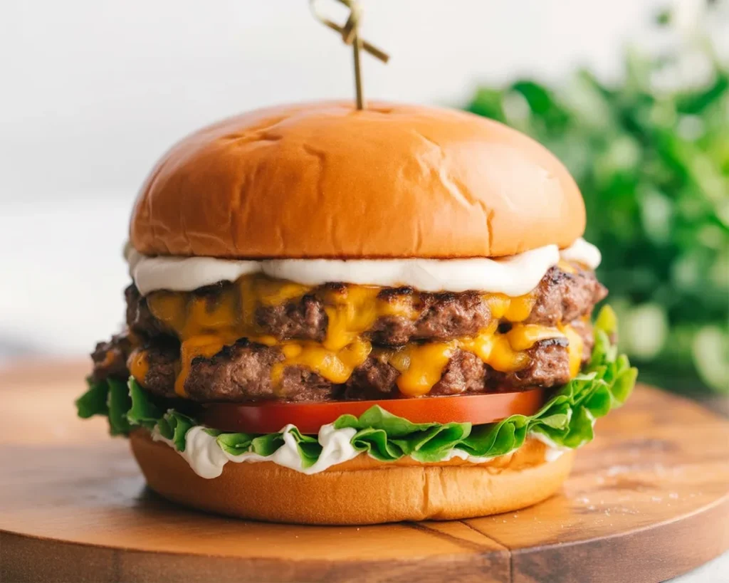 Delicious Crack Burgers loaded with bacon and cheese, perfect for every cookout.