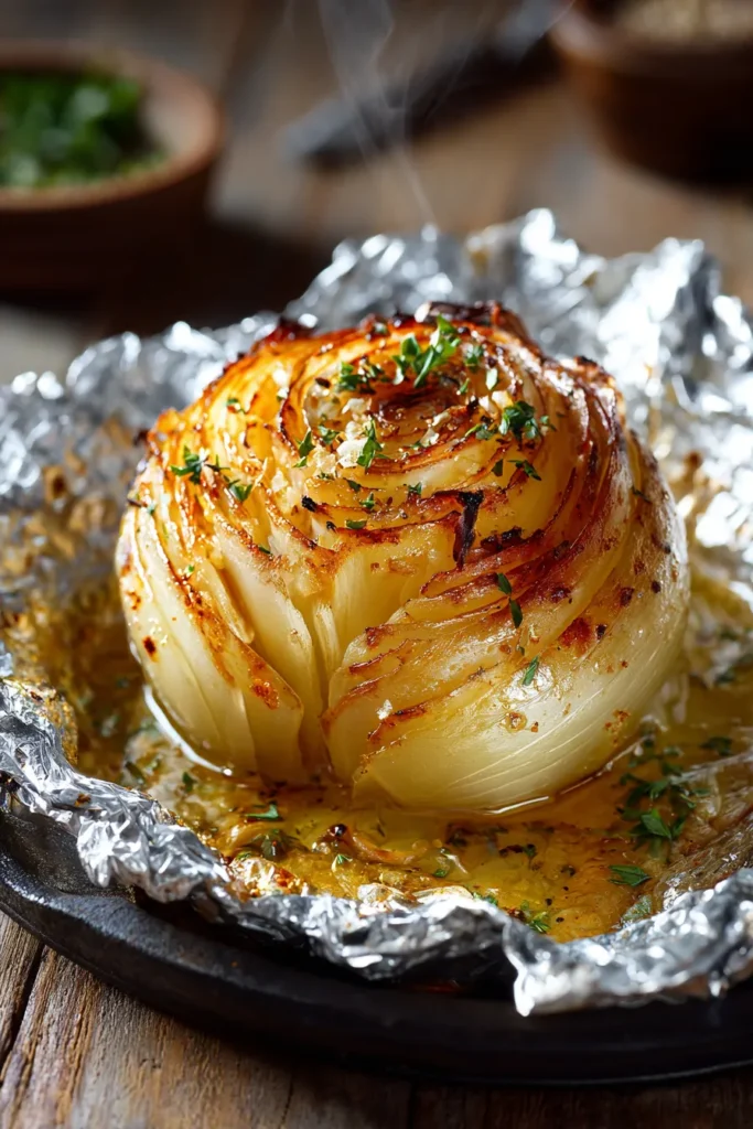Buttery Cajun Onion Boil