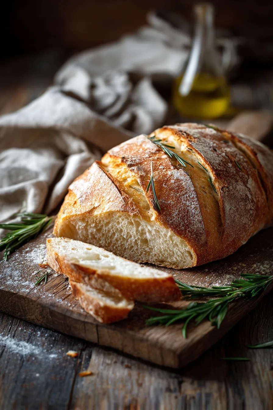 Easy Homemade Rosemary Olive Oil Bread: A Fragrant Artisan Loaf
