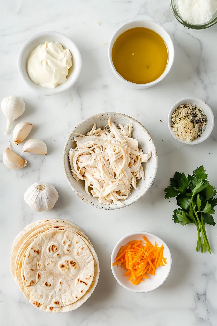 chicken wraps ingredients