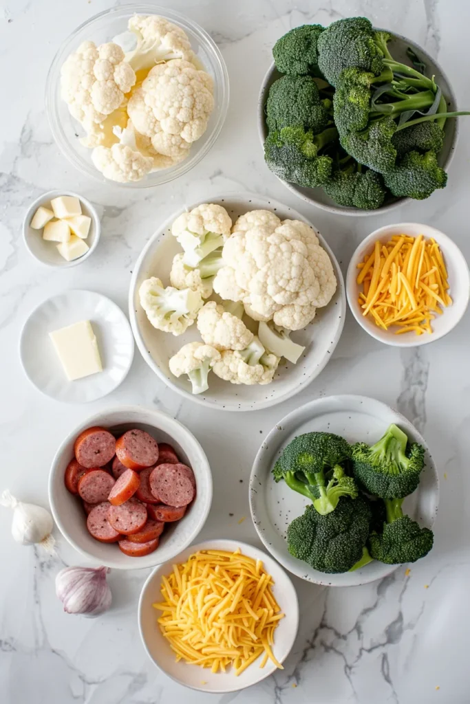 Broccoli Cauliflower Au Gratin