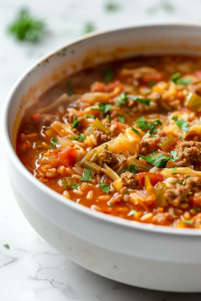 Cabbage Roll Soup