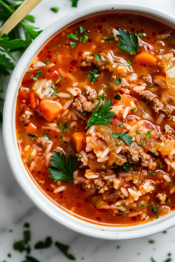 Cabbage Roll Soup