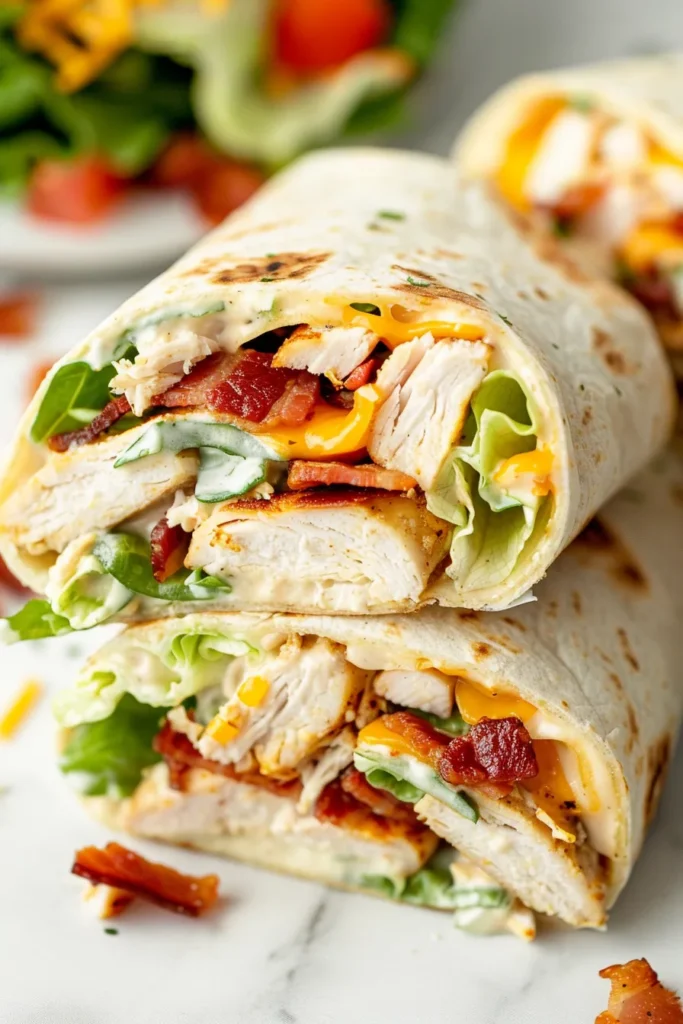 Chicken Bacon Ranch Wraps