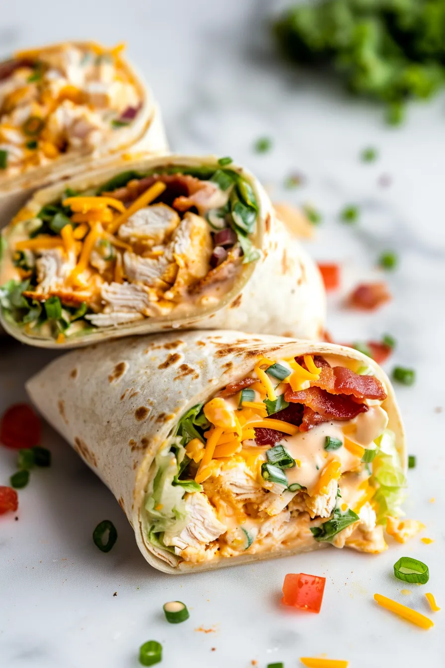 Chicken Bacon Ranch Wraps