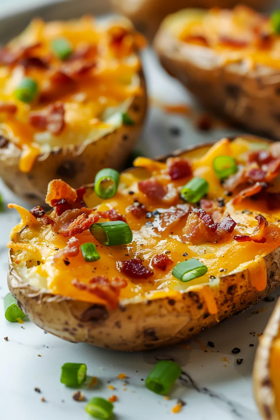 Extra Crispy Baked Potato Skins