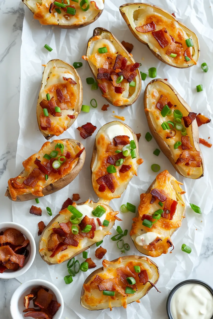 Extra Crispy Baked Potato Skins
