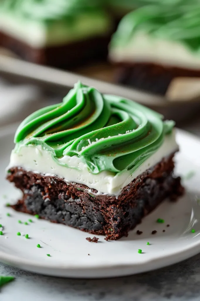 Green Velvet Brownies