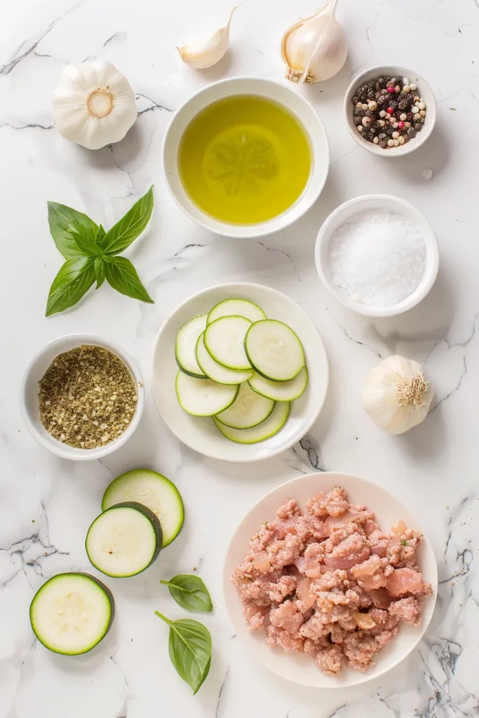 Ground turkey zucchini