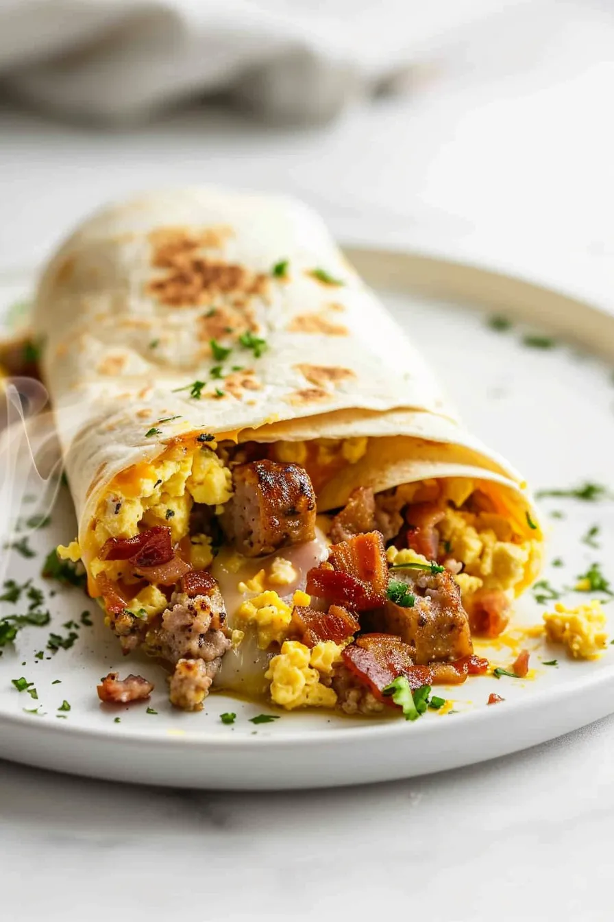 High-Protein Breakfast Burritos