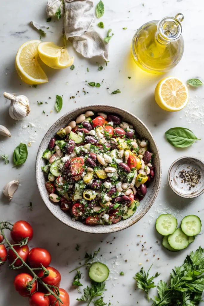 Mediterranean Bean Salad