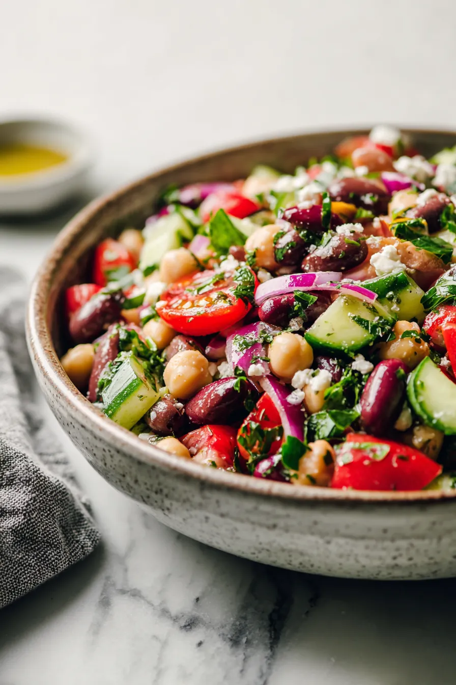 Mediterranean Bean Salad