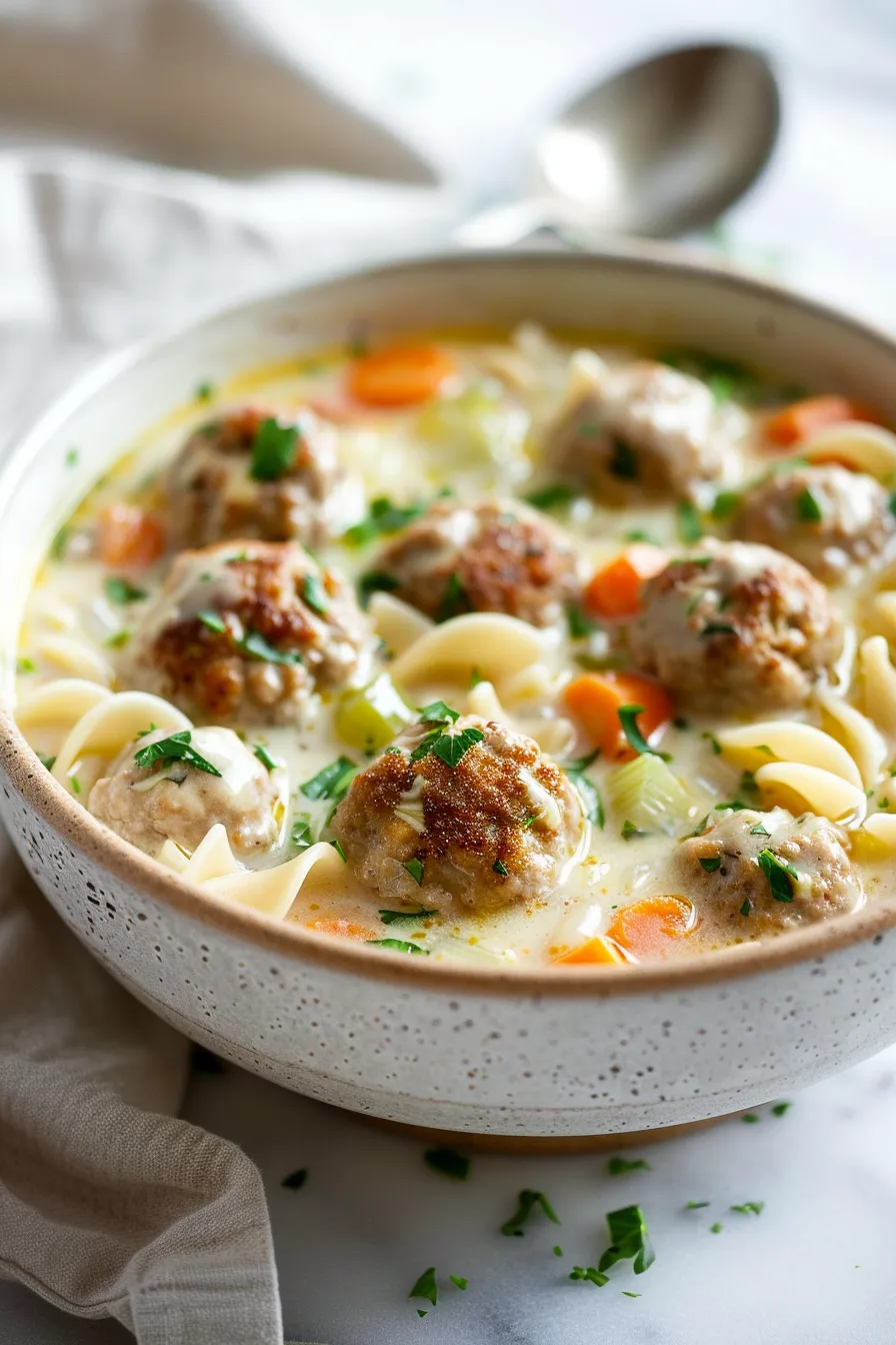 Swedish Meatball Soup