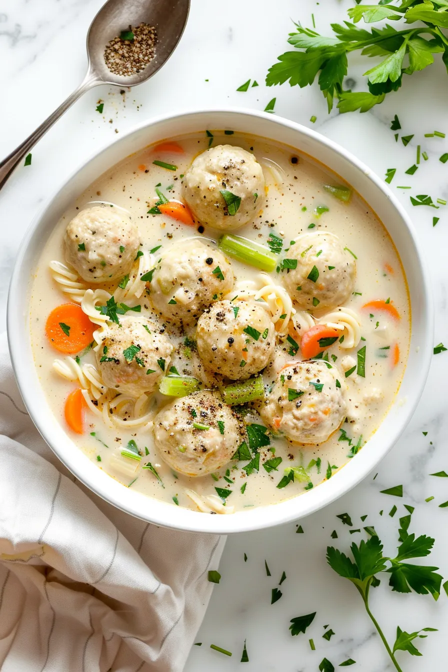 Swedish Meatball Soup