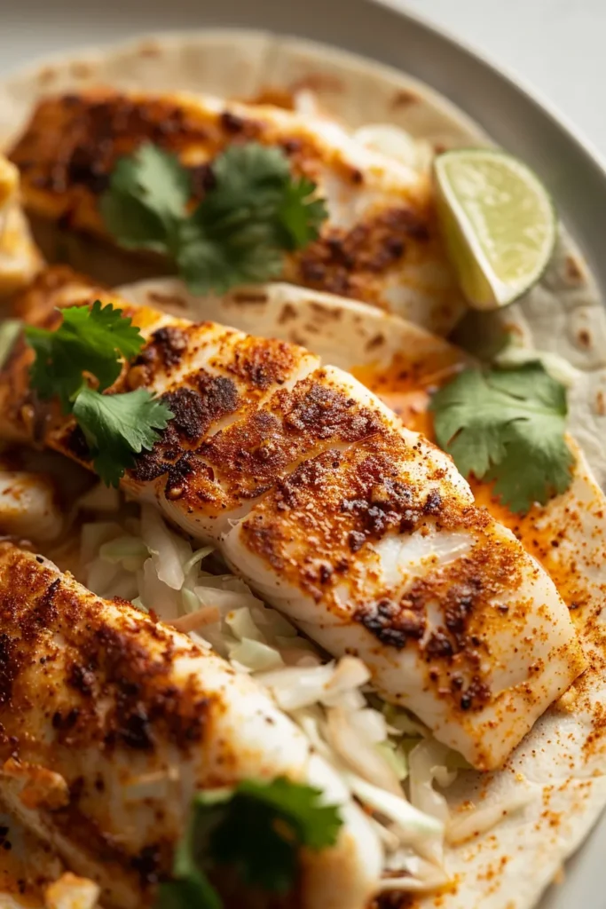 Blackened Tilapia Tacos