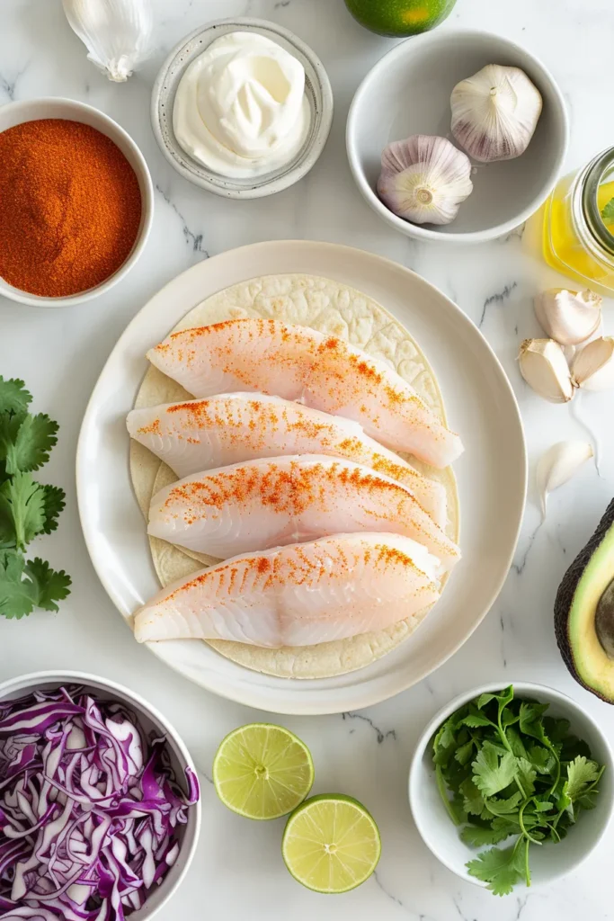 Blackened Tilapia Tacos