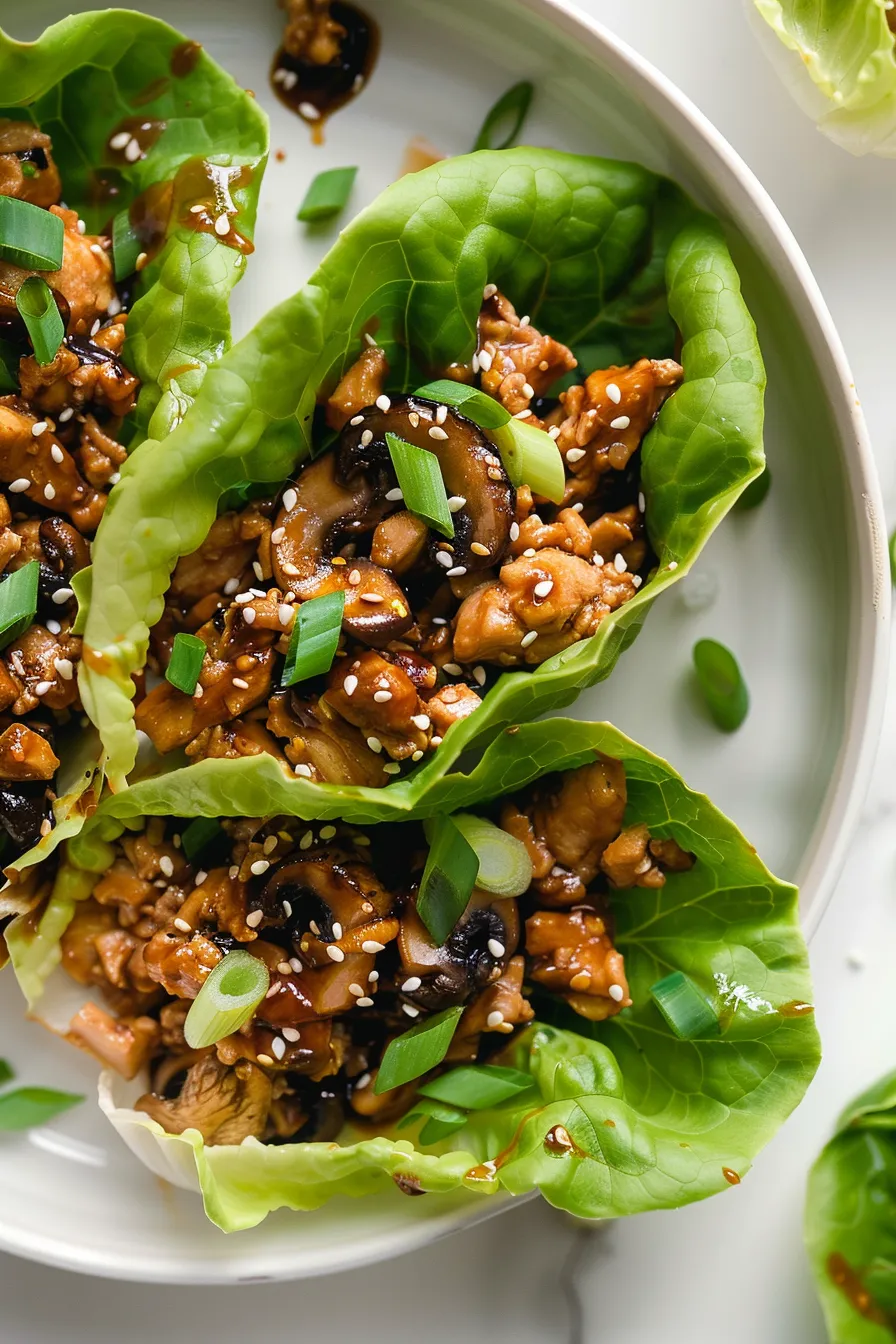 Chicken Lettuce Wraps