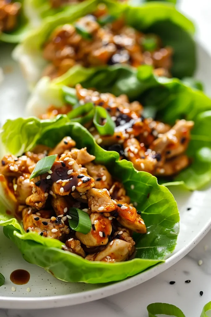 Chicken Lettuce Wraps