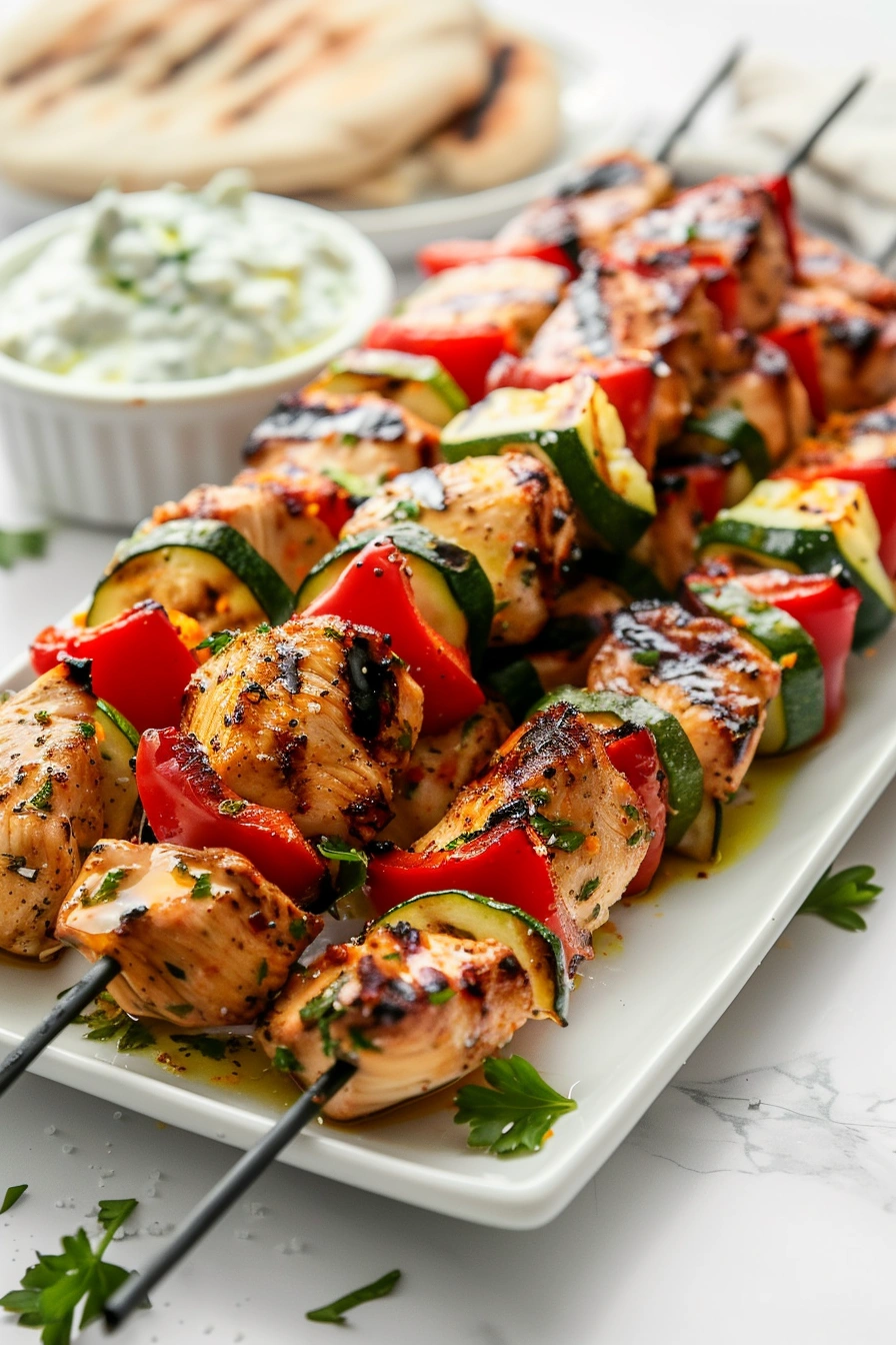 Grilled Chicken Kabobs