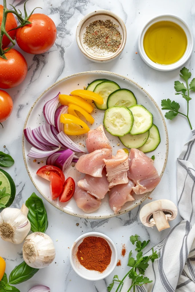 Grilled Chicken Kabobs