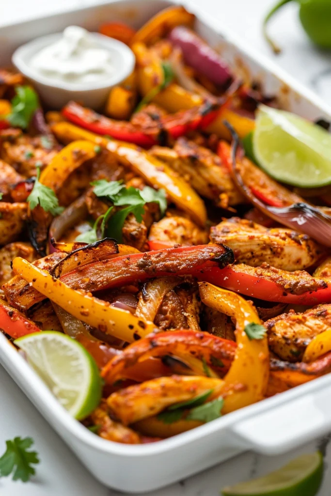 Sheet Pan Chicken Fajitas