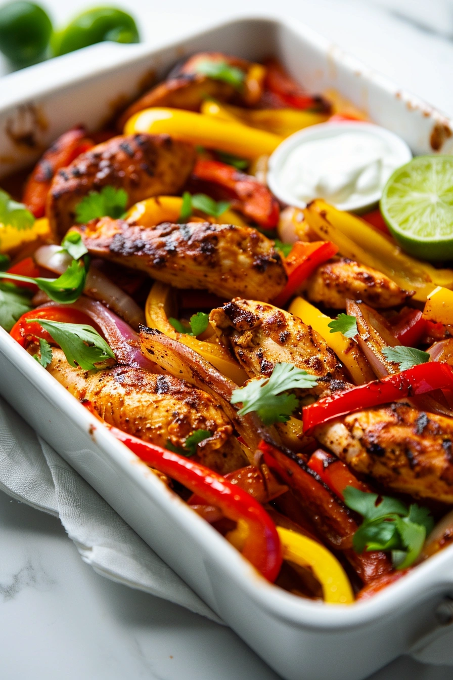 Sheet Pan Chicken Fajitas