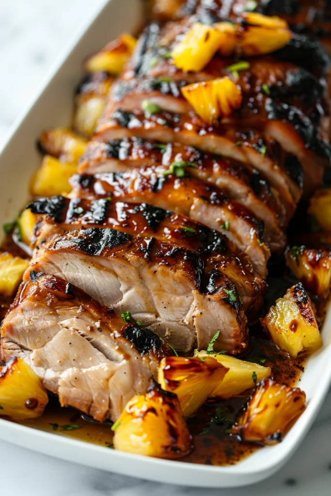 Slow Cooker Pineapple Pork Loin